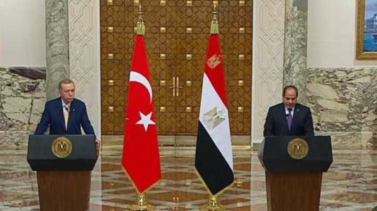 توافق روسای جمهور مصر و ترکیه درباره آتش بس در غزه