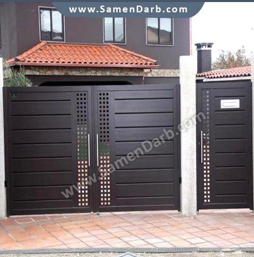 درب های حیاط ساده و ارزان برند ثامن درب : کیفیت بالا و قیمت مناسب برای فضای خارجی منزل