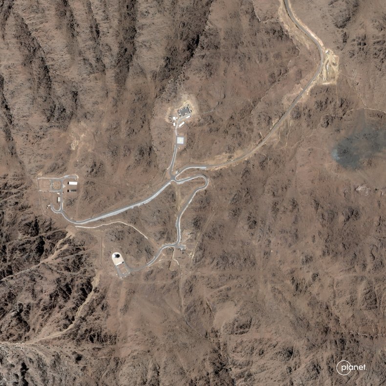 بازی‌های زمستانی آسیا در پیست اسکی بن سلمان وسط بیابان!/ + تصاویر ماهواره‌ای