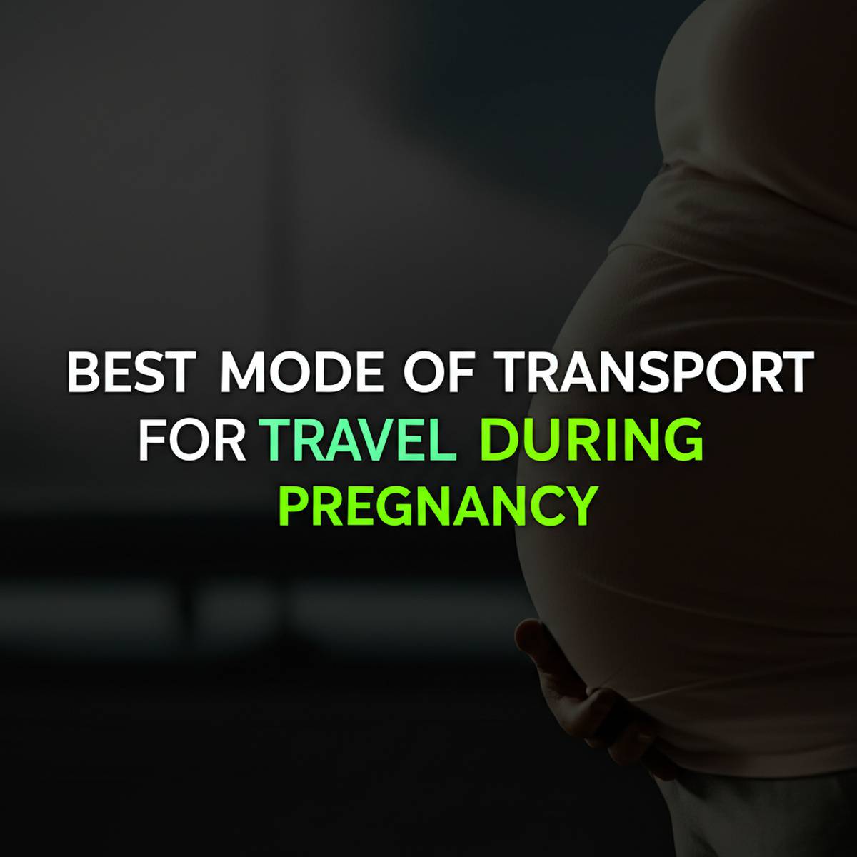 بهترین وسیله نقلیه برای سفر در دوران بارداری