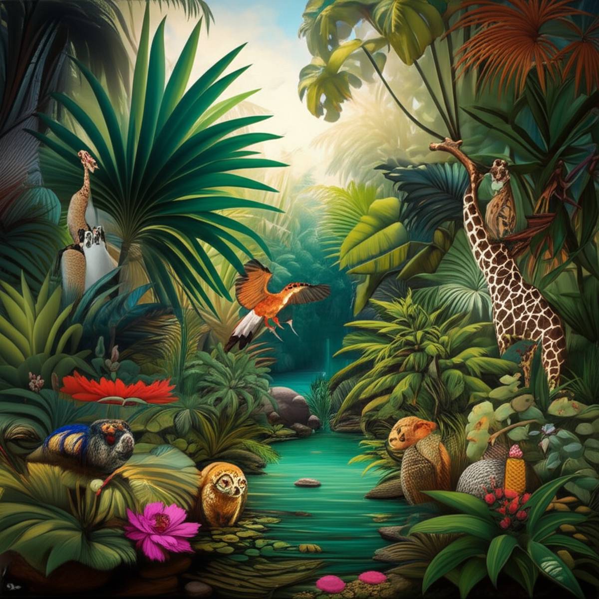 پوشش گیاهی و جانوری منطقه