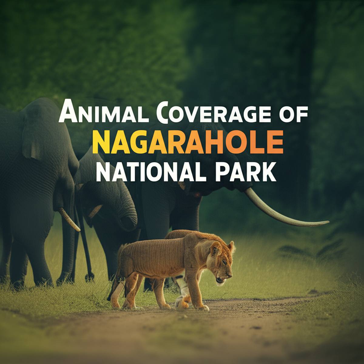 پوشش جانوری پارک ملی ناگارهول