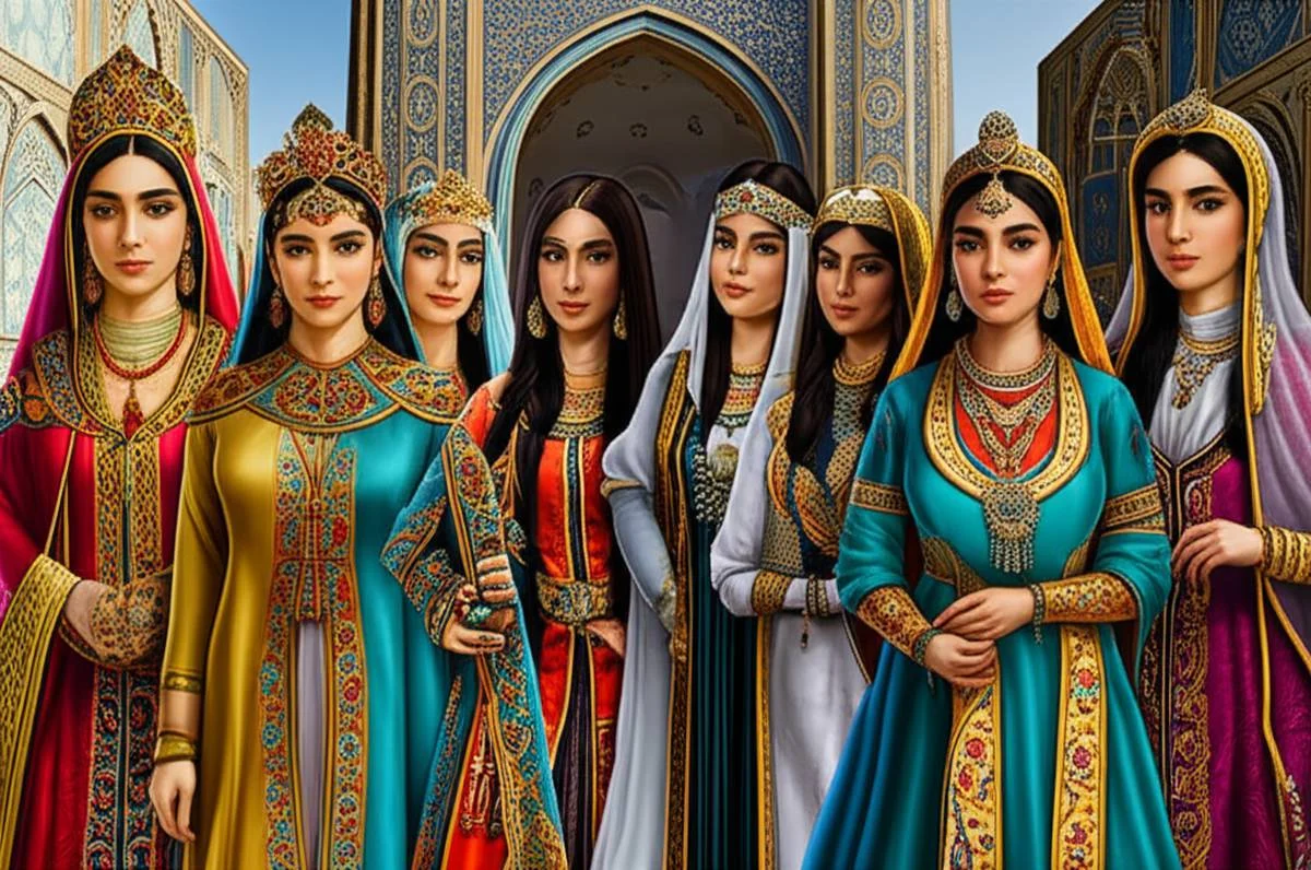 پوشاک زنان دوره تیموریان؛ راهنمای جامع تاریخ پوشش و نگارگری