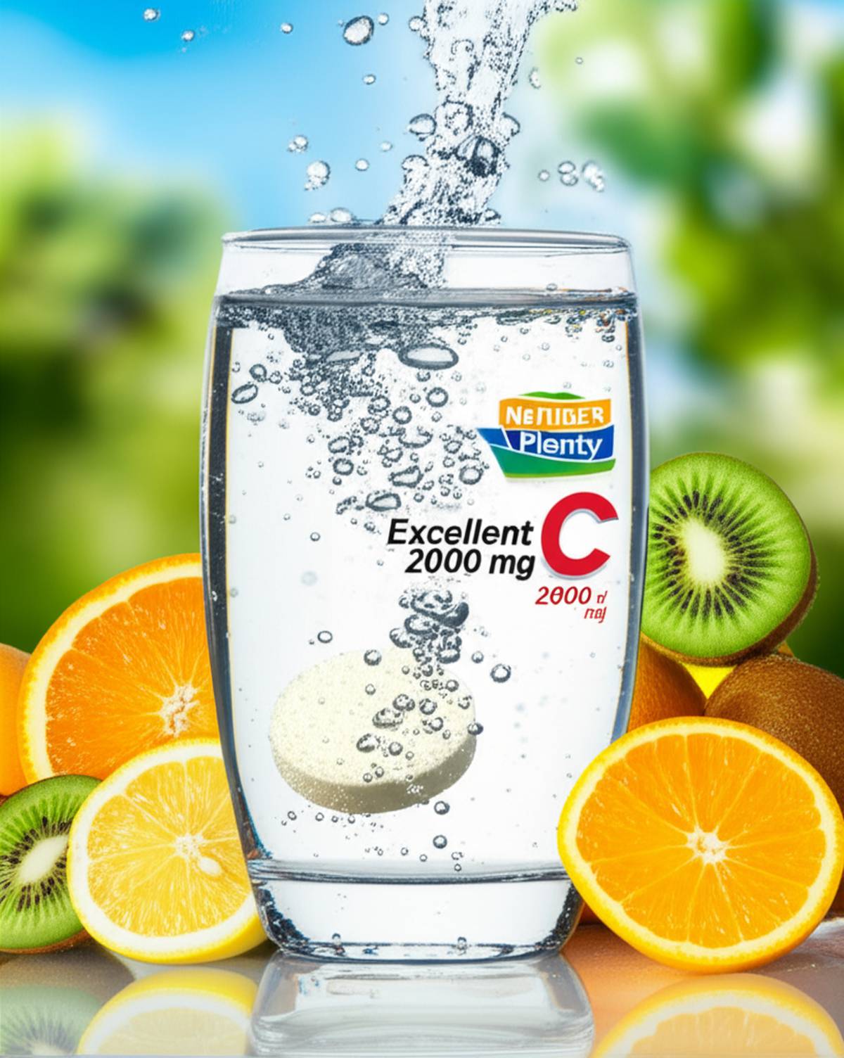 قرص جوشان اکسلنت C 2000 میلی گرم نیچرز پلنتی | ویژگی ها و مزایا