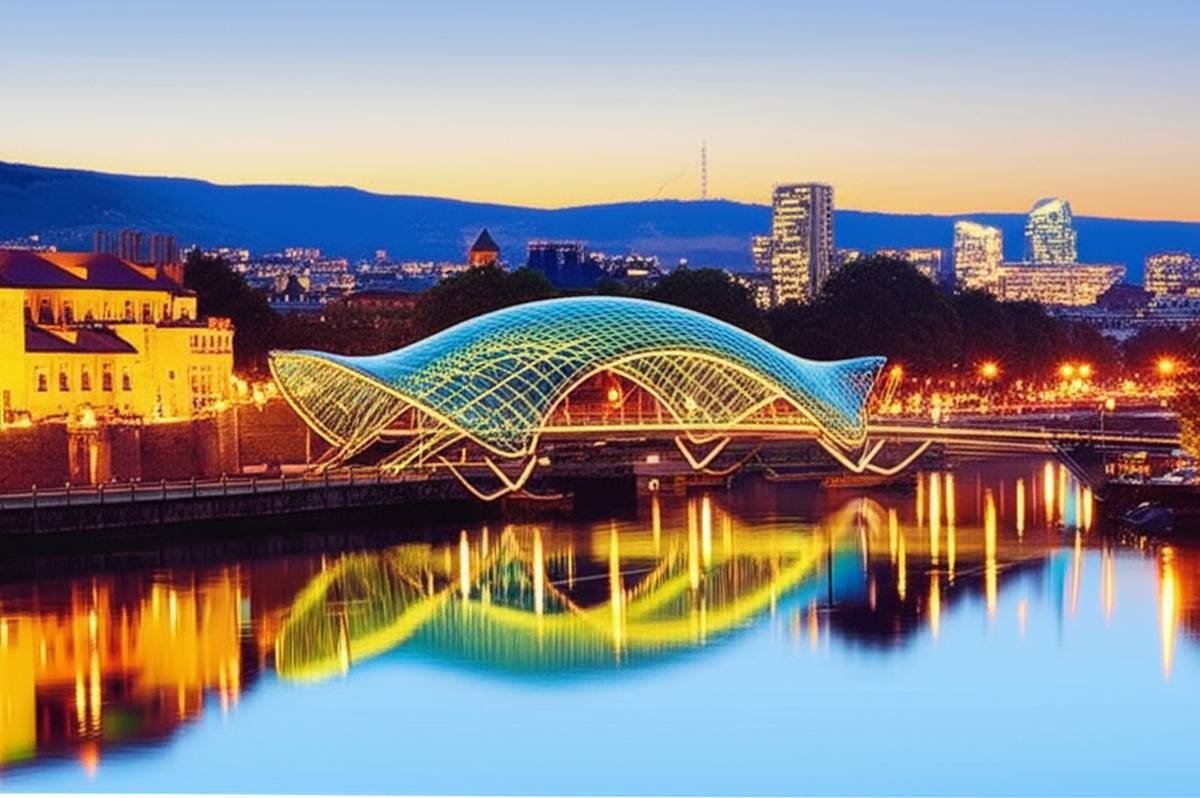 پل صلح گرجستان | ترکیبی از تاریخ و مدرنیته در قلب تفلیس