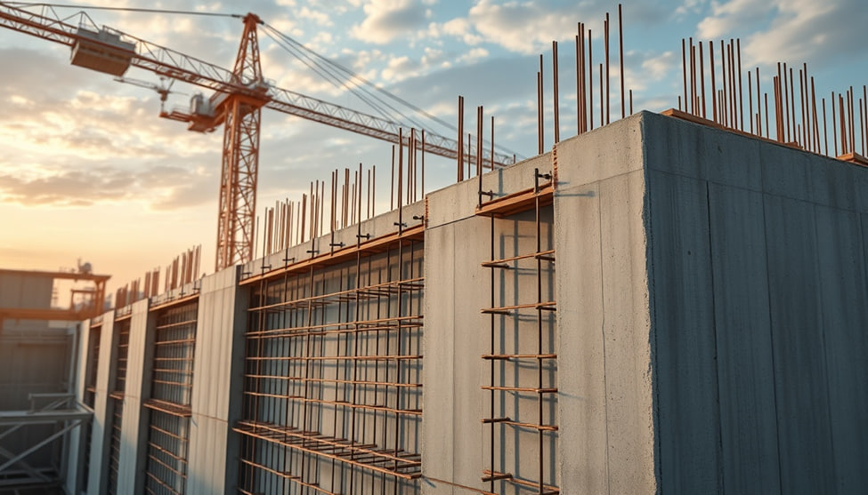 بتن مسلح چیست و چرا در ساخت دیوارها استفاده می شود؟
