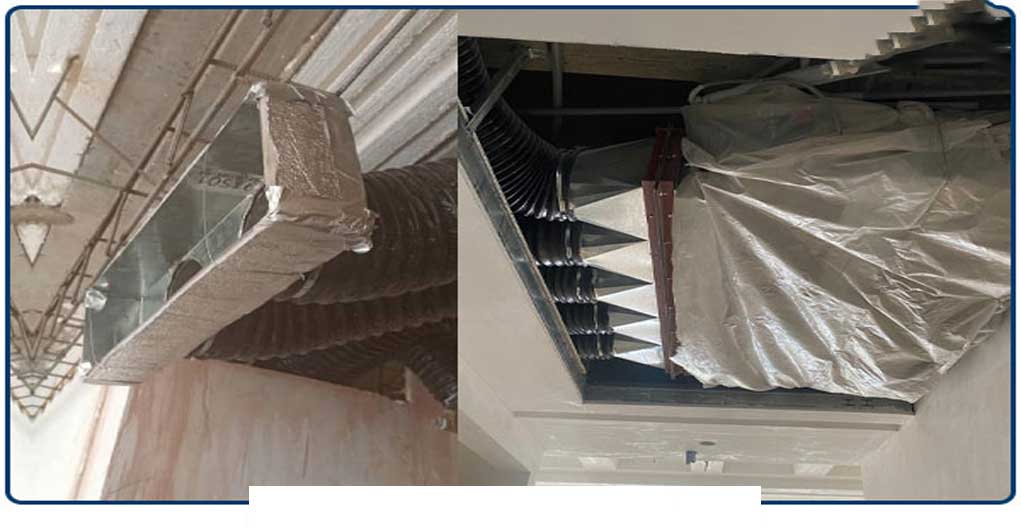 کاربرد عایق در کانال فلکسیبل کومبی داکت اسپلیت