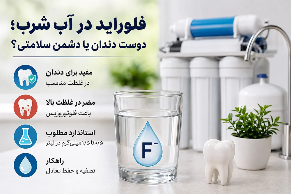 فلوراید در آب شرب؛ دوست دندان یا دشمن سلامتی؟