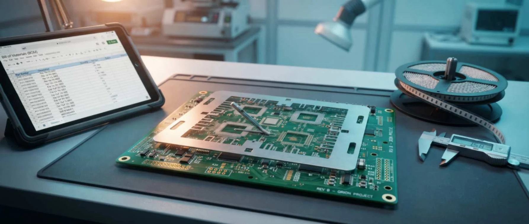 چکلیست طلایی مونتاژ pcb؛ از فایل BOM تا استنسیل